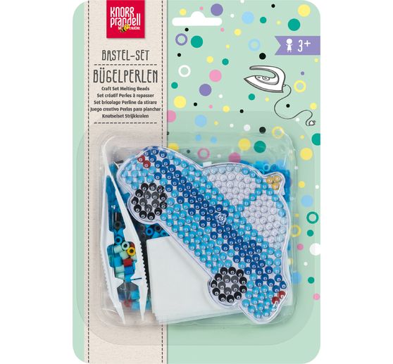 Craft kit iron-on beads