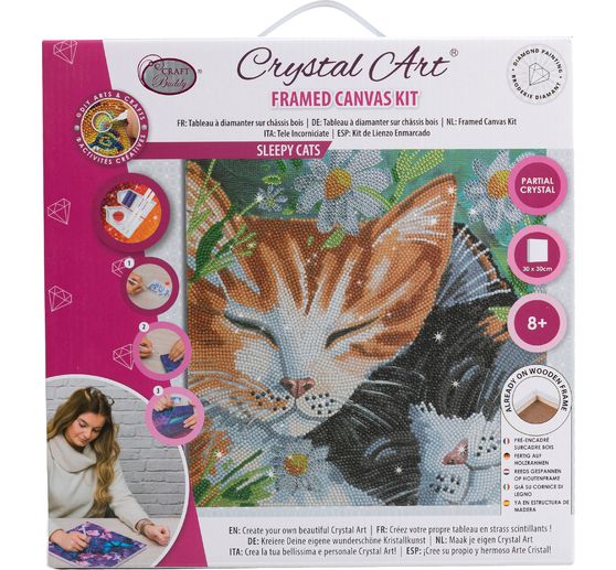 Diamond Painting "Crystal Art Kit", 30 x 30 cm