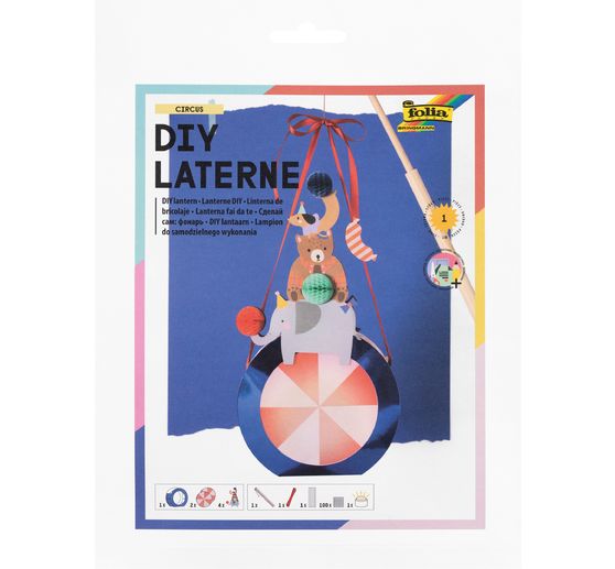 Lanterns handicraft set incl. LED light