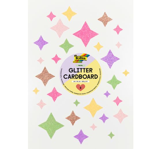 Glitter cardboard Rainbow