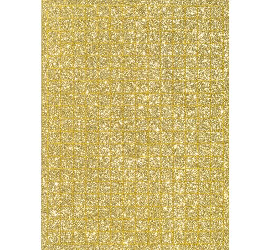 Foam rubber mosaic, self-adhesive