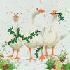 Maxi-Karten-Set "Diamonds" Christmas Geese