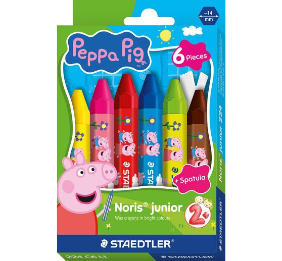 Noris junior Wachsmalkreiden "Peppa Pig"