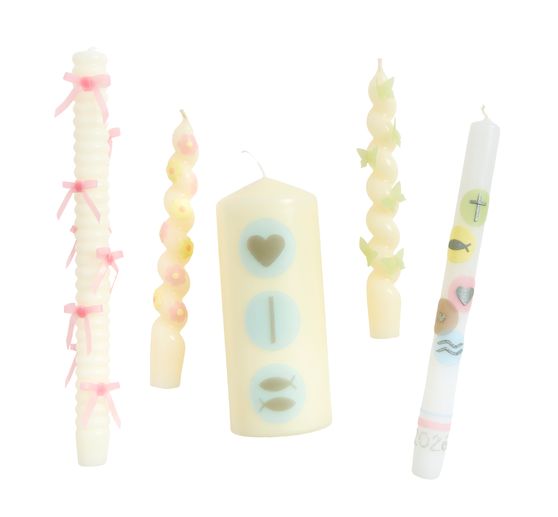 Wachsplatten-Set, 20 x 10 cm, 5 Stk.
