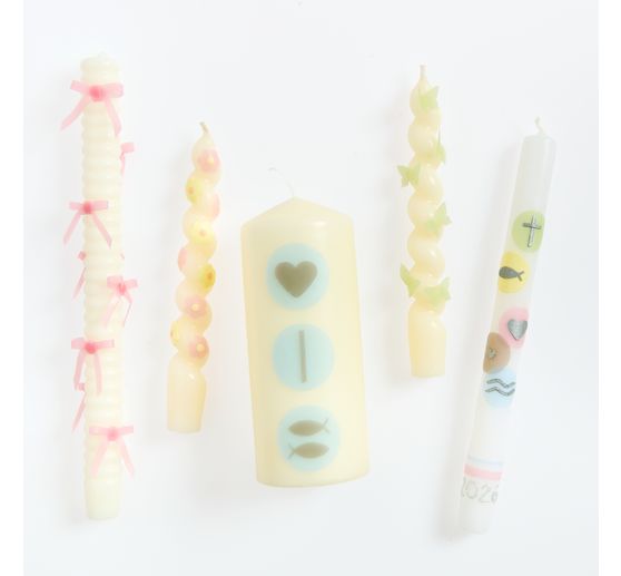 Wachsplatten-Set, 20 x 10 cm, 5 Stk.