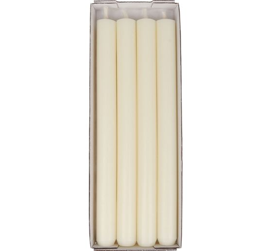 Stabkerzen, durchgef&auml;rbt, 4er-Pack