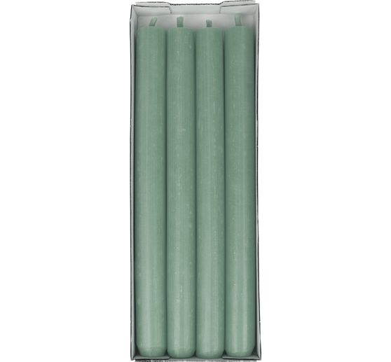 Stabkerzen, durchgef&auml;rbt, 4er-Pack
