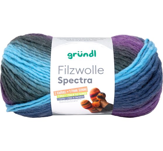 Gr&uuml;ndl Felting wool "Spectra"