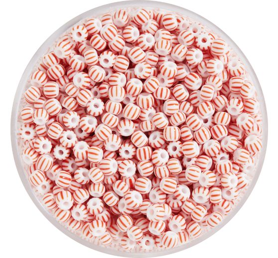 Rocailles, gestreift, 2,6 mm