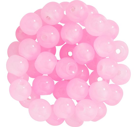 Glasperlen "Pastell", 6 mm