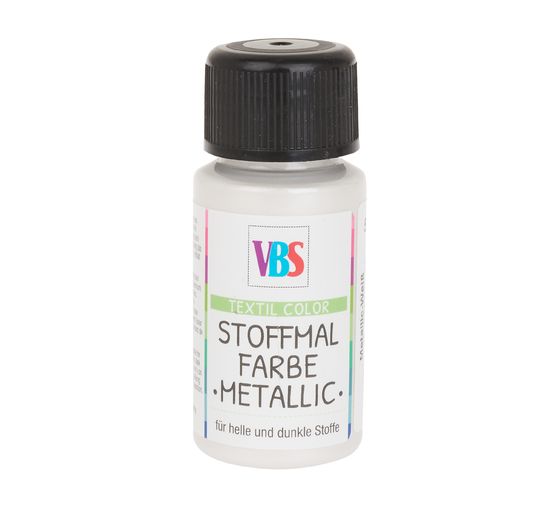 VBS Stoffmalfarbe "Metallic"