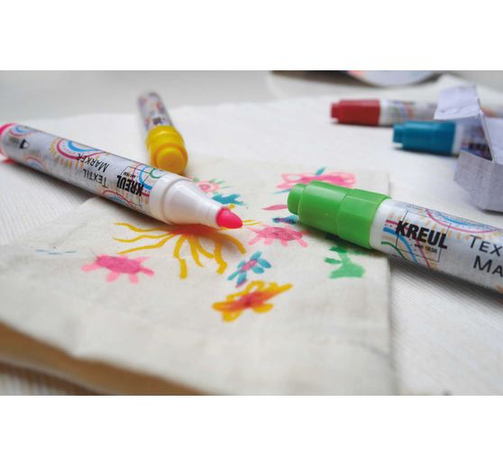 KREUL Textile Marker medium "Junior", set of 12
