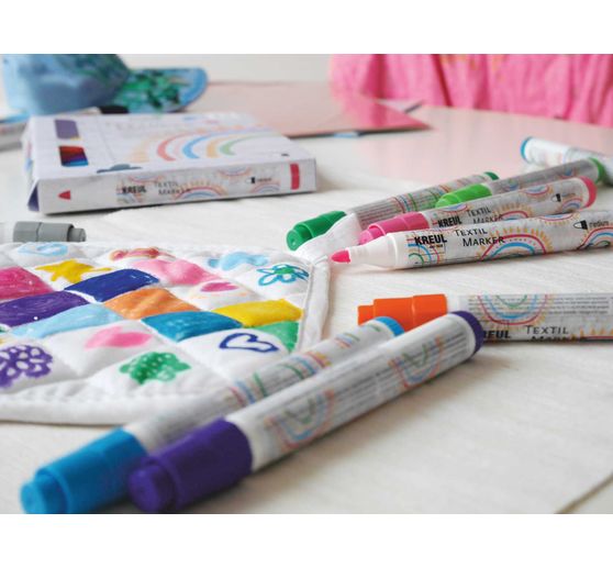 KREUL Textile Marker medium "Junior", set of 12