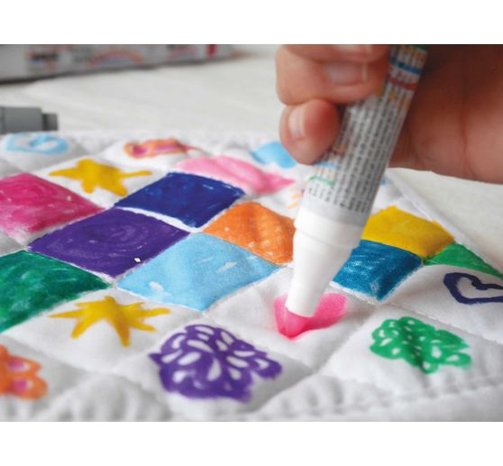 KREUL Textile Marker medium "Junior", set of 12