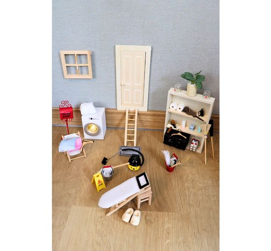 Miniature set "Flower Power deco"