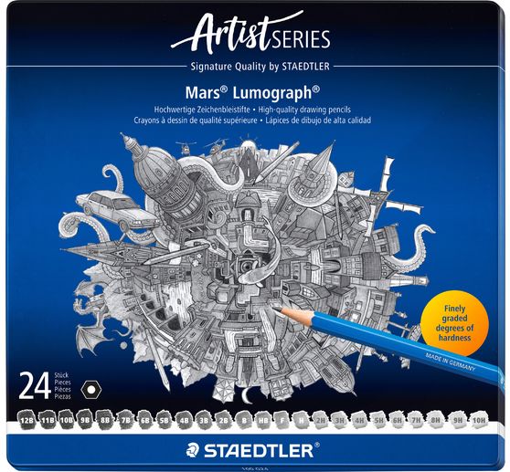 STAEDTLER Drawing pencils "Mars Lumograph" 100