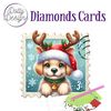 Card set "Diamonds" Christmas Dog