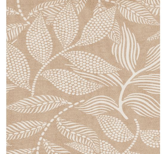 Motiv-Stoff Leinenoptik "Rivia", Acryl-beschichtet