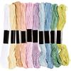Embroidery thread assortment, 1 mm, 10 colours of 8 m each