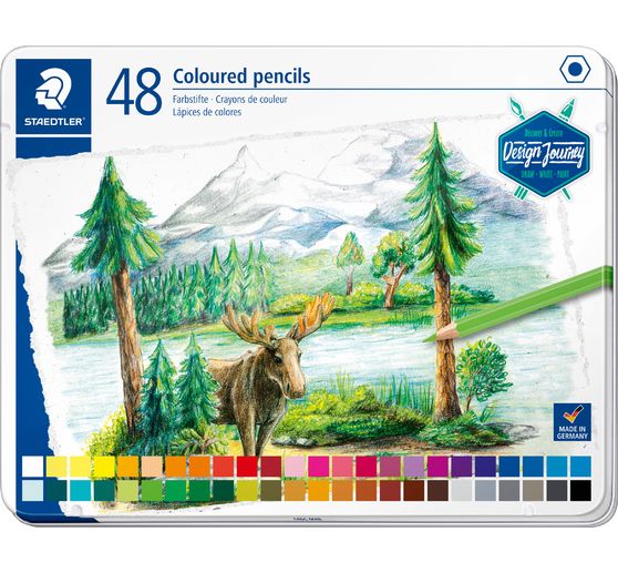 STAEDTLER Coloured pencils in metal tin