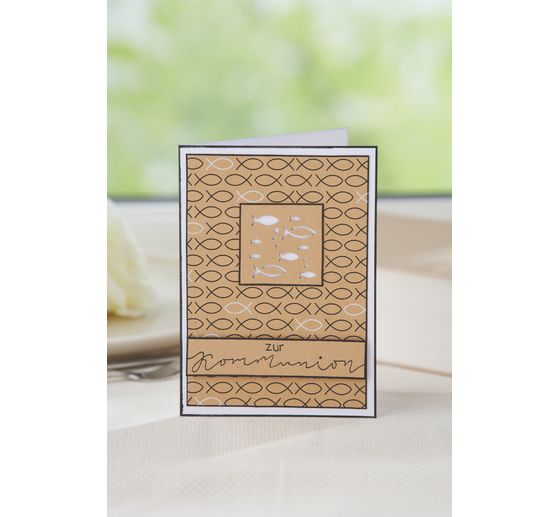 VBS Double cards "White", portrait format