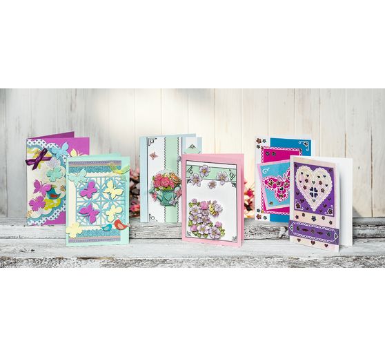VBS Double cards "White", portrait format