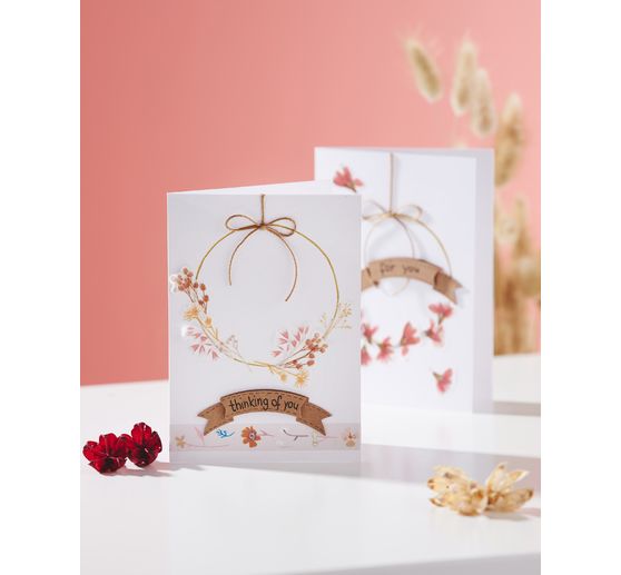 VBS Double cards "White", portrait format