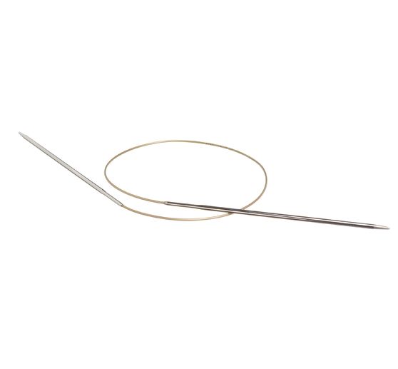 addi circular knitting needle, metal, 60 cm
