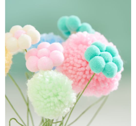 VBS Pompons, 15 mm, 60 Stück