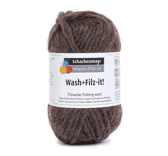 Knit felting wool Wash + Felt-it