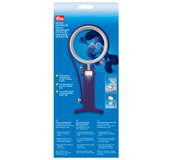 Prym universal illuminated magnifier LED