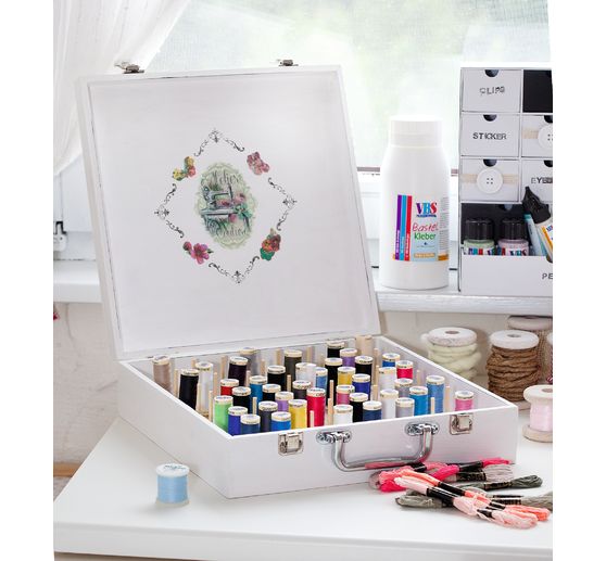 VBS Sewing thread wooden case