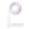 VBS Endless zipper set, incl. 10 zips, 5 m White