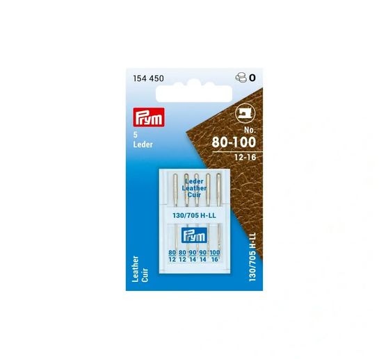 Prym Sewing machine needles 130/705 leather 80-100