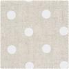 Motif fabric linen look "Big dots"