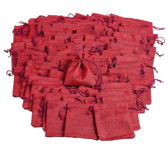 VBS Jute bags "9,7 x 12 cm", 100 pieces