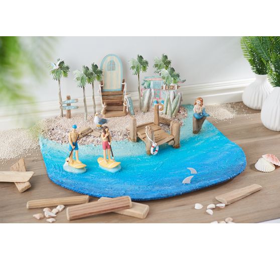 Miniatur Standup-Paddlerin