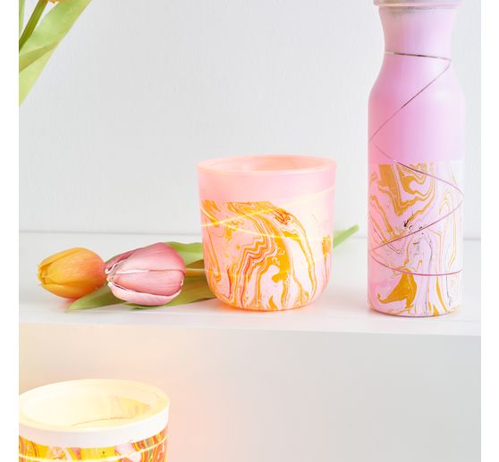 VBS Glass bottles "Milk", set of 3