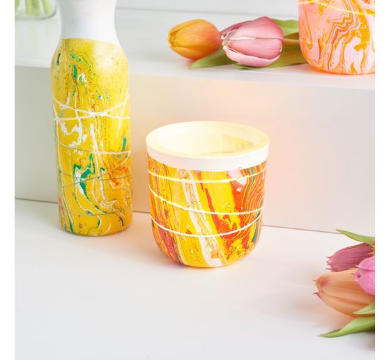 VBS Glass bottles "Milk", set of 3