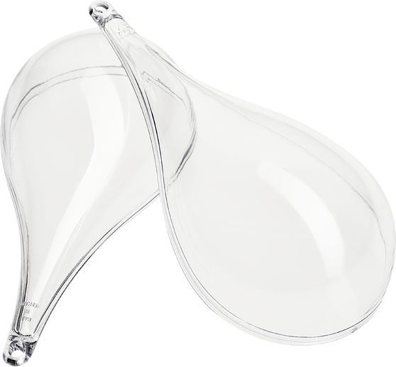 VBS Acryl-Form "Tropfen", 11 cm, 6 St&uuml;ck