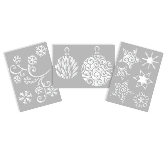 VBS Christmas stencils, set of 3