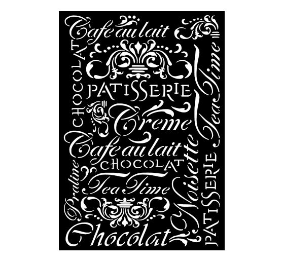 Schablone Paisley, Stamperia