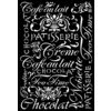 Schablone Paisley, Stamperia Café au lait