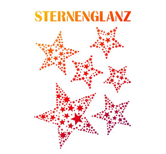 Schablone "Sternenglanz"