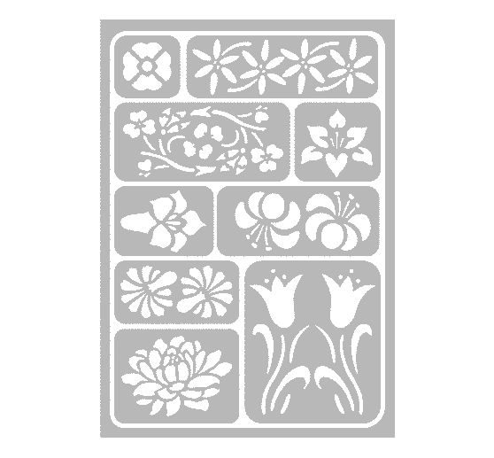 VBS Stencil, self-adhesive, DIN A5