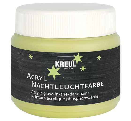 Kreul Acrylic night glow paint, 150 ml