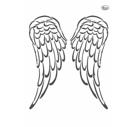 Stencil "Angel wings"