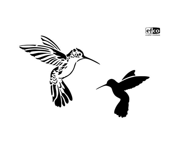 Stencil "Hummingbirds"