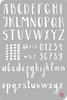 Bullet Journal Schablone "Alphabet"