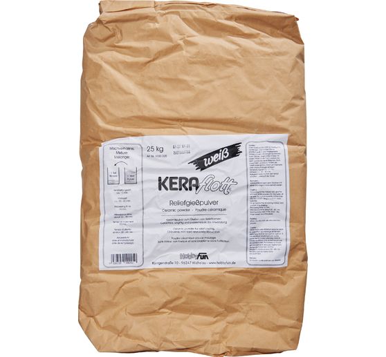 Keraflott Reliefgießmasse, Weiß